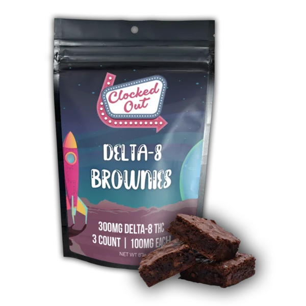 Delta-8 Brownies 100mg 3ct
