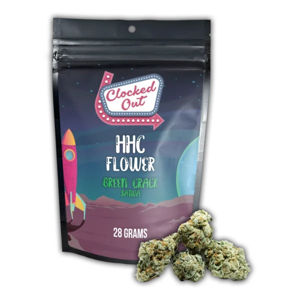 HHC Flower 28g<br>Green Crack - Sativa